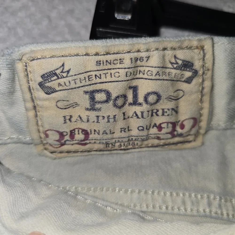 Polo Ralph Lauren Authentic Dungarees Jeans Men’s 32 x 32 beige